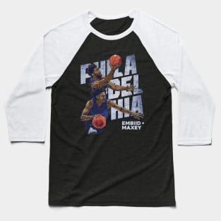 Joel & Tyrese Maxey Philadelphia Duo Baseball T-Shirt